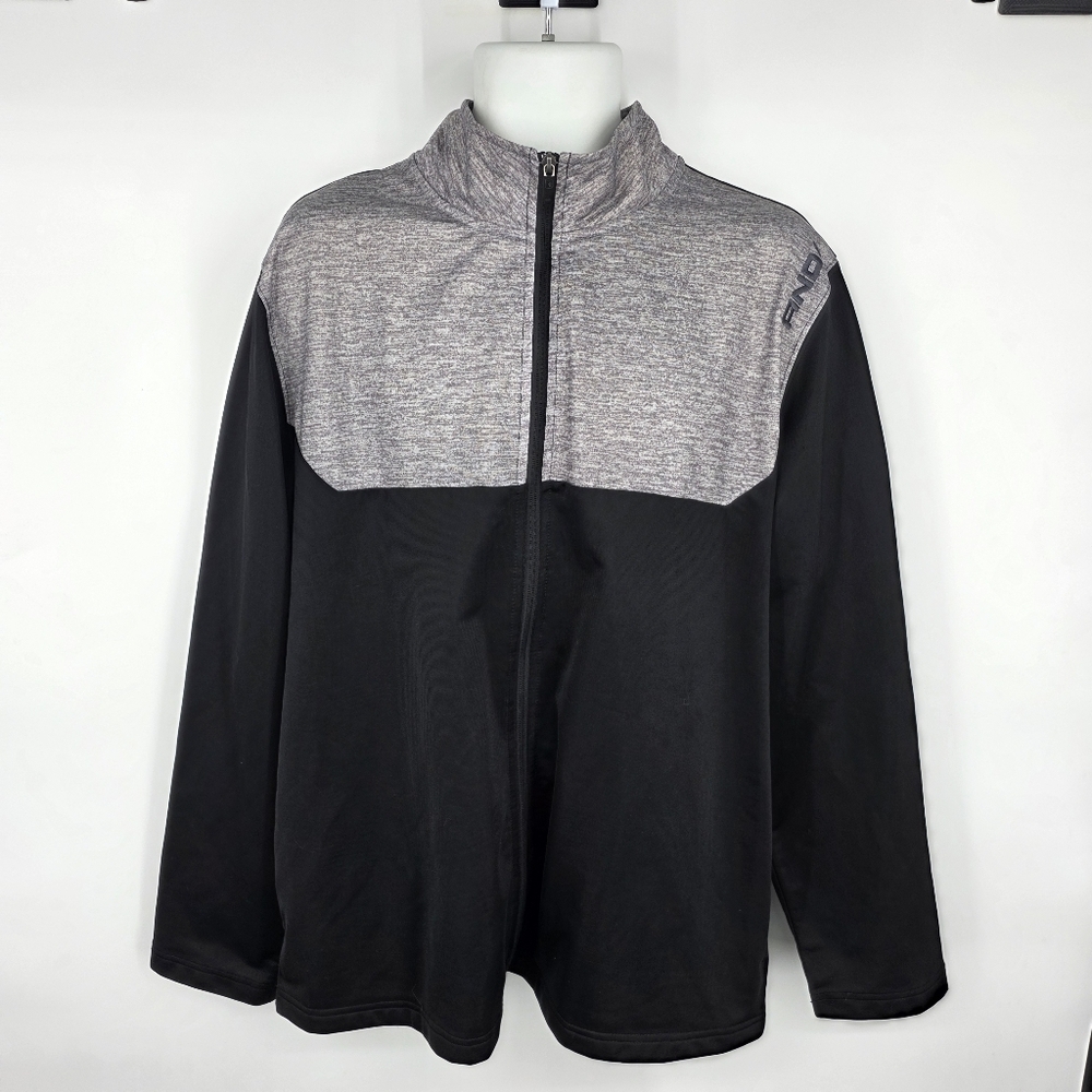Vintage AND1 Jacket Mens XL Gray Black Basketball Warm Up Training Full Zip